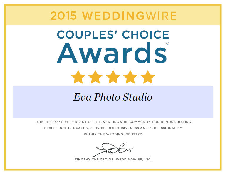 2015 Best Tampa wedding Photographer award