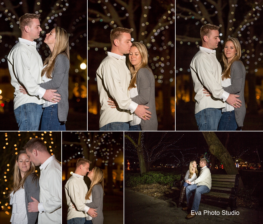 Jayne and Joseph engagement session in downtown St. Petersburg, Florida