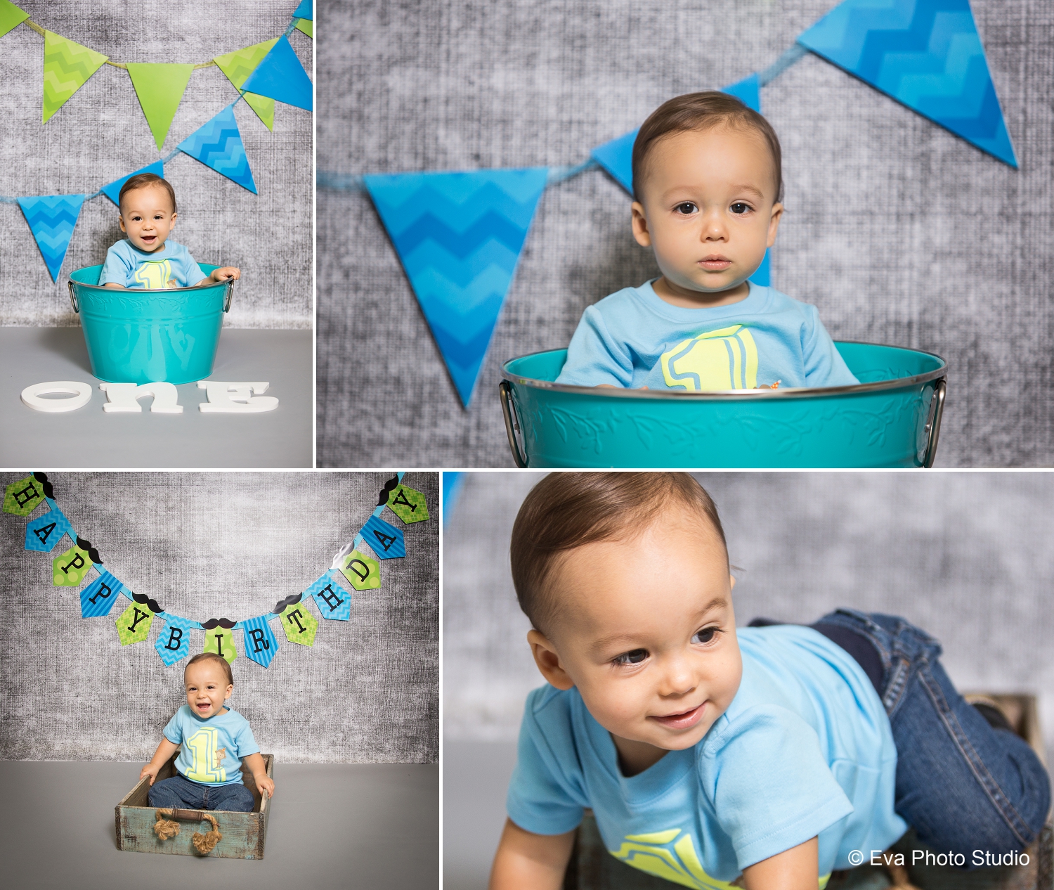 first birthday photo session